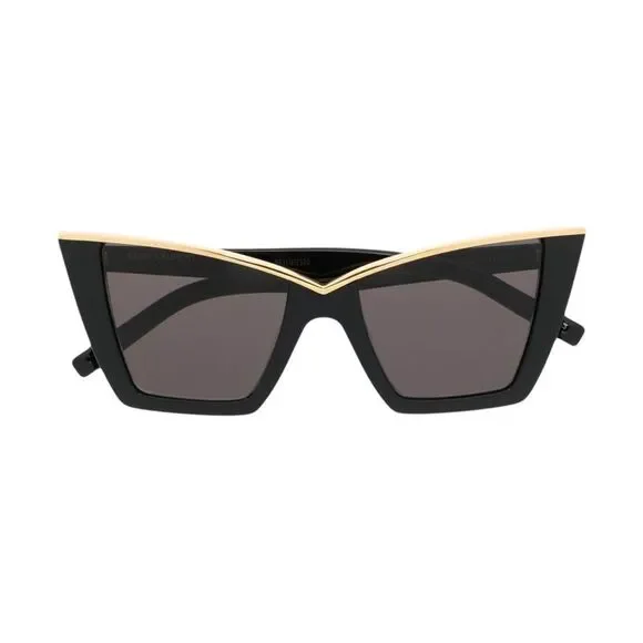 LAST CHANCE Cat-eye acetate and gold-tone sunglasses - Picture 4 of 6